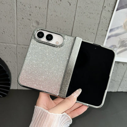 Apple Iphone Ultra gradient glitter central hinge protective case (Exclusive)