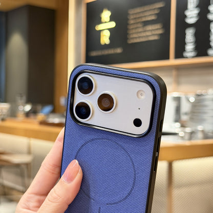 Apple Iphone series Pure Color Cloth Pattern Magnetic Air All-Inclusive Protective Case (Exclusive)