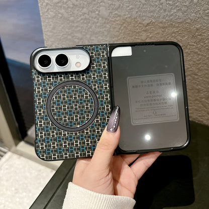Apple Iphone Ultra series Personalized, high-end, simple solid color case with magnetic closure (Exclusive)