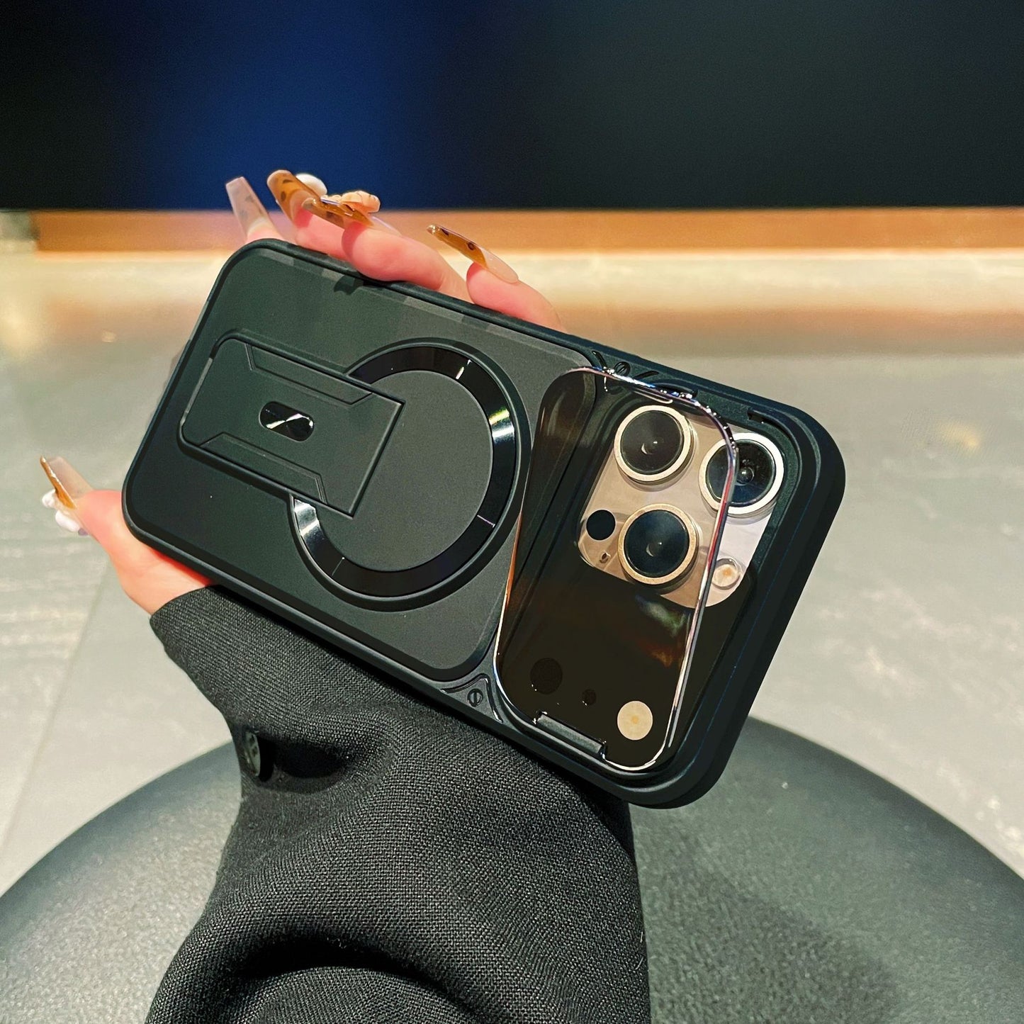Apple Iphone Camera protection Magnetic Stand Phone Case (Exclusive)