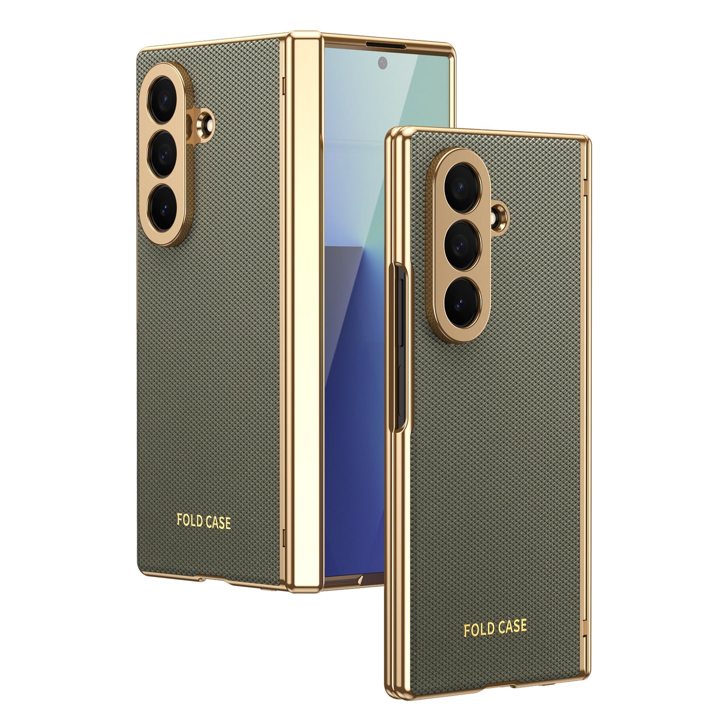 Samsung Fold & Flip series Desert Gold with Integrated Film and Hinge case (Exclusive)