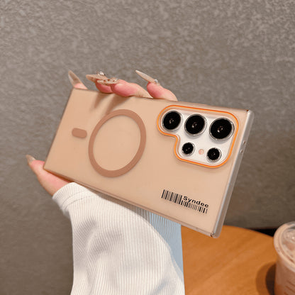 Samsung Ultra Series Soft Yarn Magnetic Absorption Suitable Semi- Trans Case