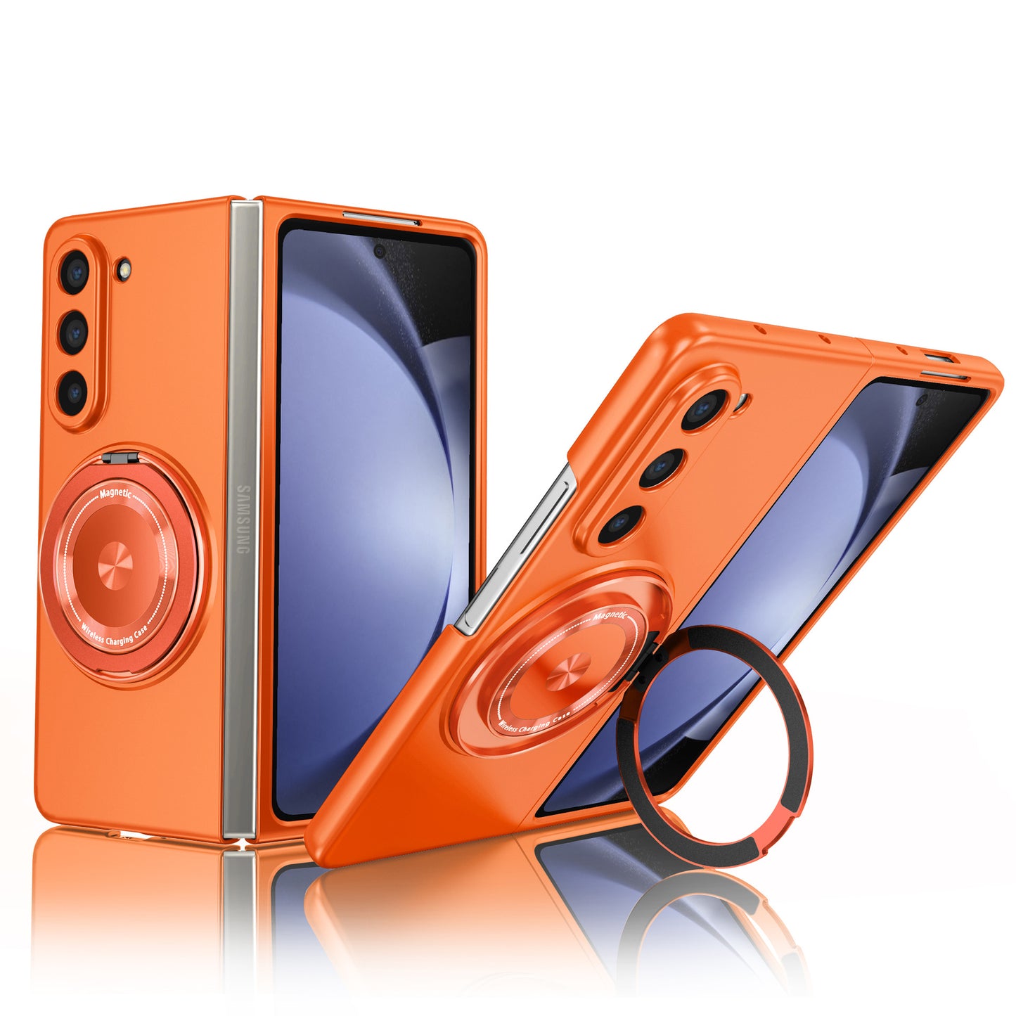 Samsung Fold & Flip Series Suitable Magnetic Rotating Stand Anti-Fall Phone Case (Exclusive)
