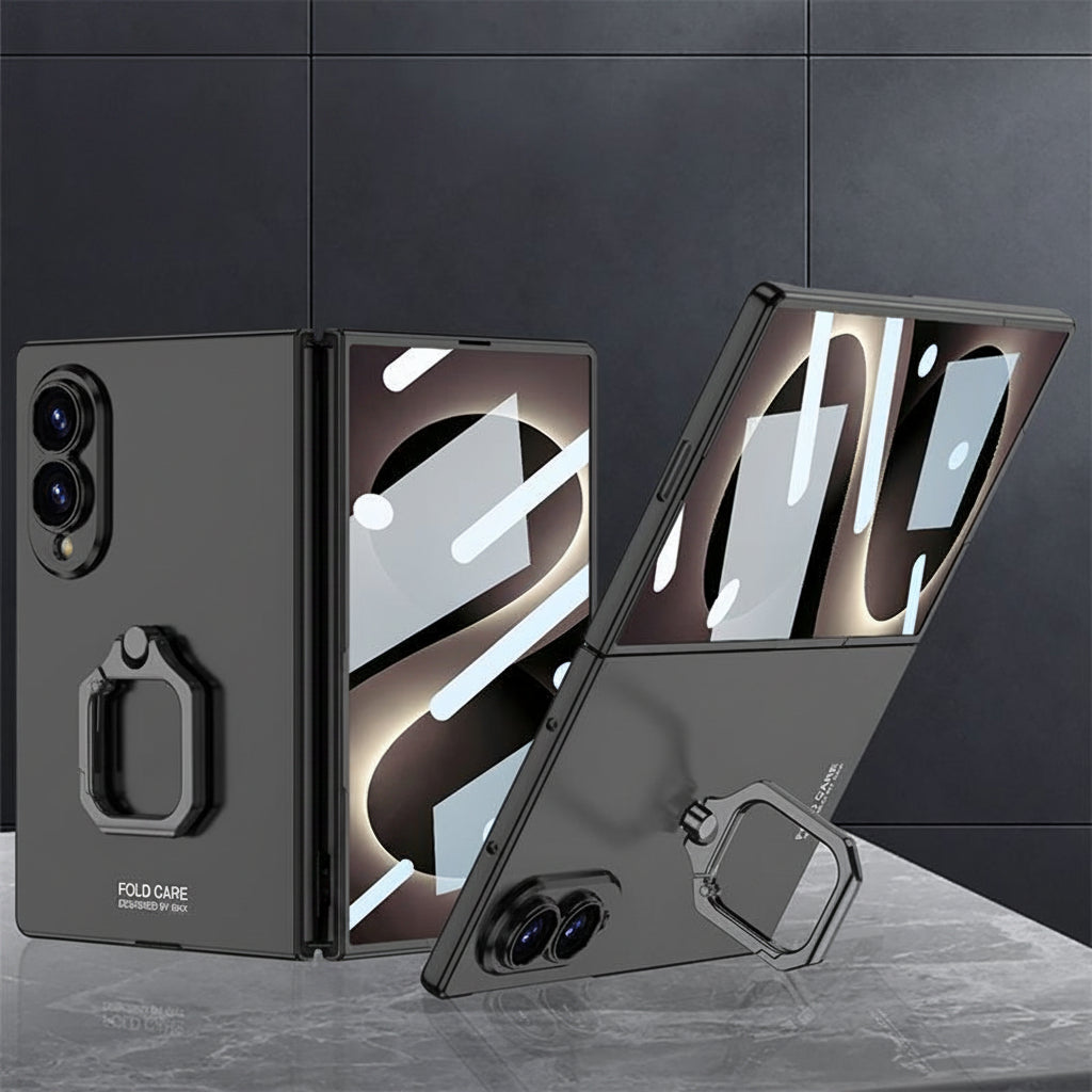 Samsung Foldable Protective Cover, Ring Stand, Anti-Fall Phone Case (Exclusive)