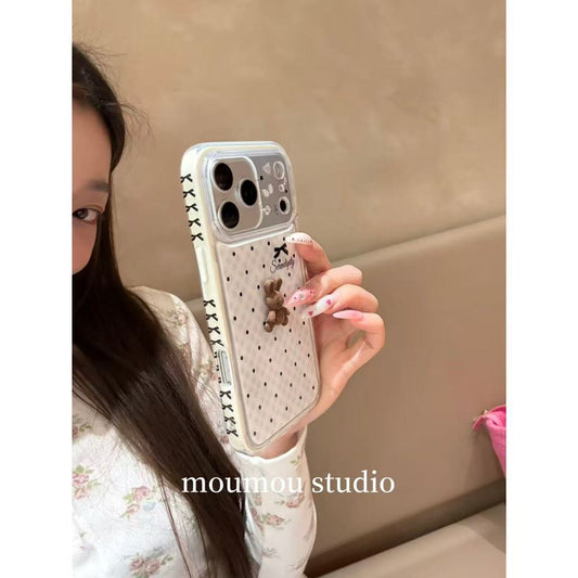 Apple iphone Two-In-One Cute Polka Dot Bear Case (Exclusive)