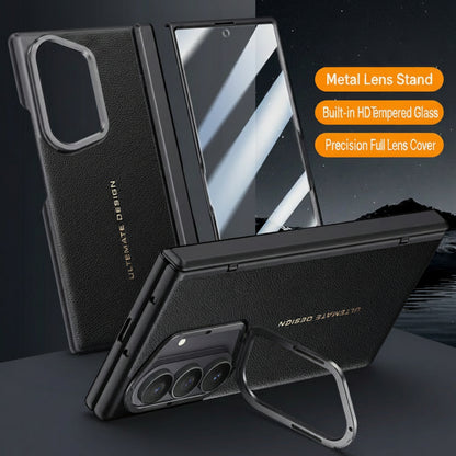 Samsung Fold series Plain Leather Phone Case (Exclusive)