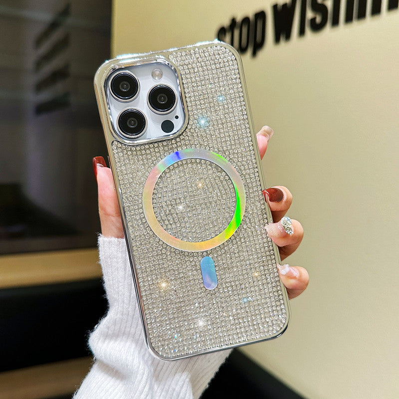 Apple iphone Electroplated Diamond-Encrusted Luxury Sparkling Diamond Phone Case (Exclusive)