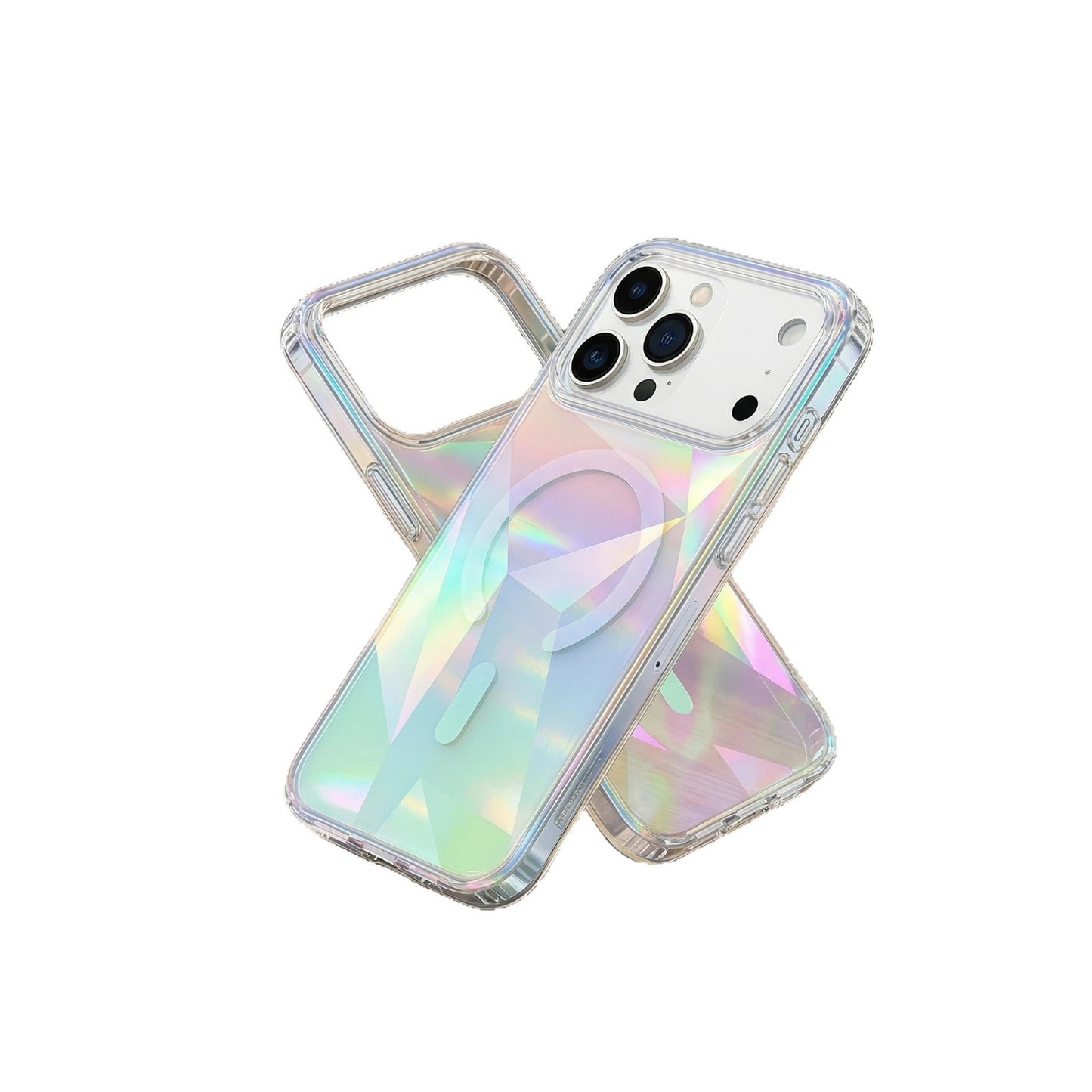 Apple Iphone Geometric Triangle Color-Plated Phone Case (Exclusive)