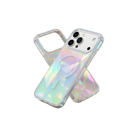 Apple Iphone Geometric Triangle Color-Plated Phone Case (Exclusive)