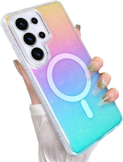 Samsung Ultra series Frosted Gradient Transparent Anti-Fall Protective Case (Exclusive)
