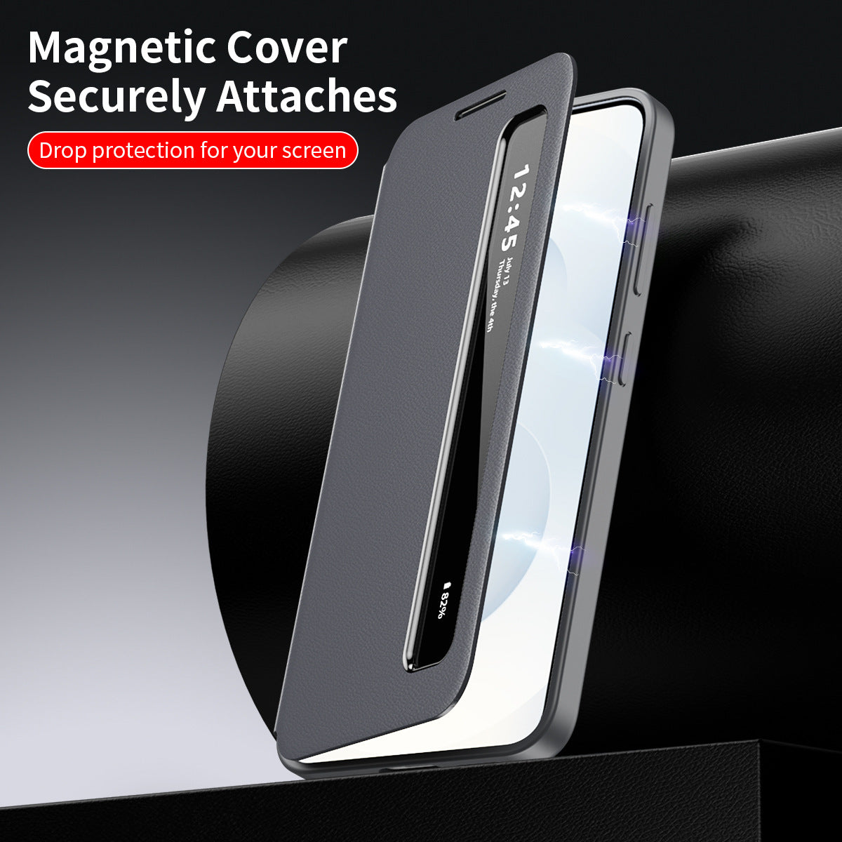 Samsung Fold and Ultra series Leather Flip Smart App Side case (Exclusive)