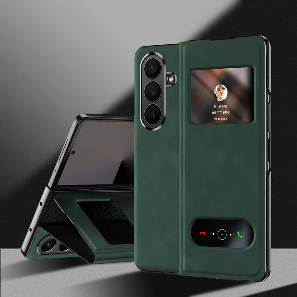 Samsung Fold Series Dual-Window Luxury Phone Case (Exclusive)