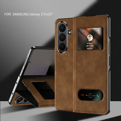 Samsung Fold Series Dual-Window Luxury Phone Case (Exclusive)