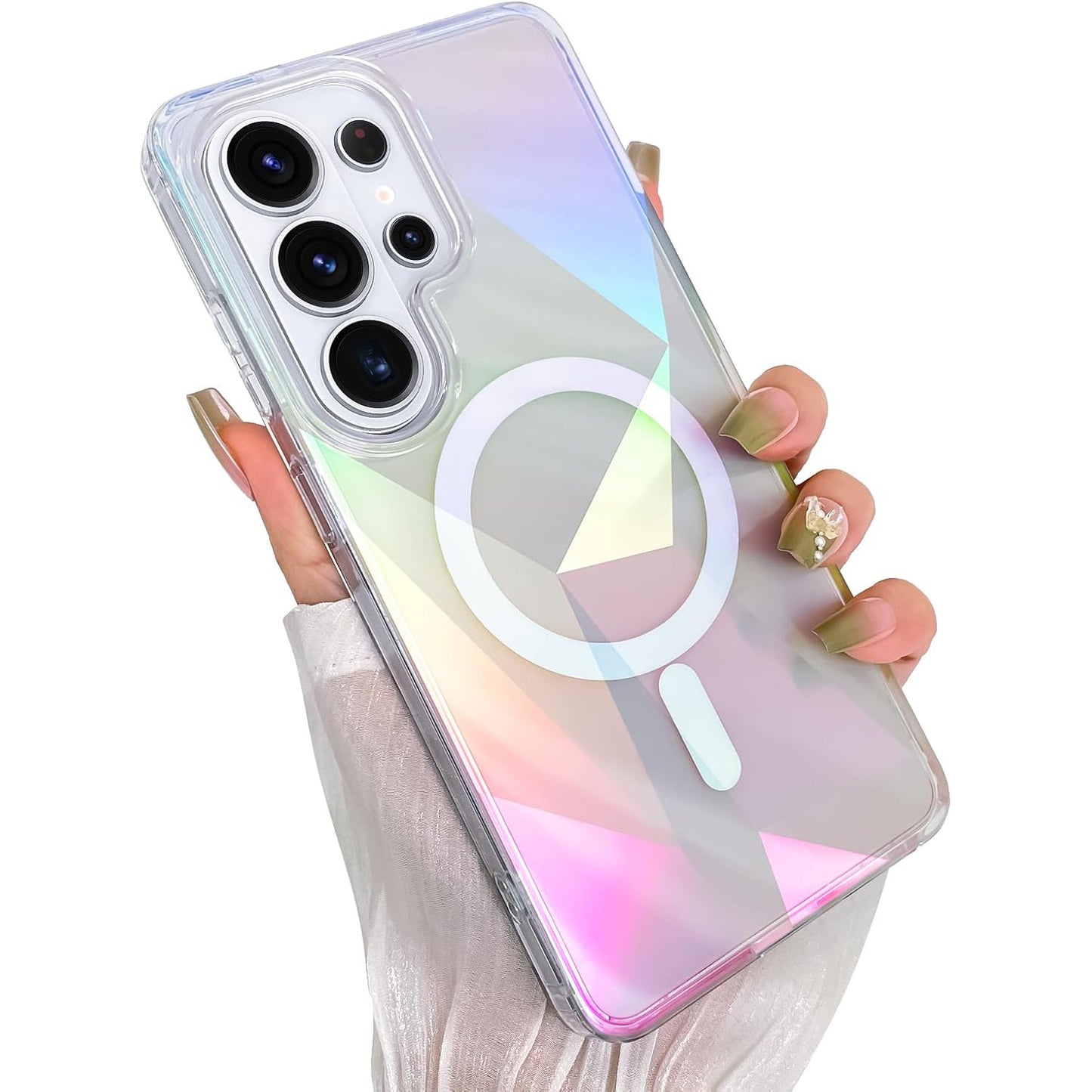 Samsung Ultra series Frosted Gradient Transparent Anti-Fall Protective Case (Exclusive)