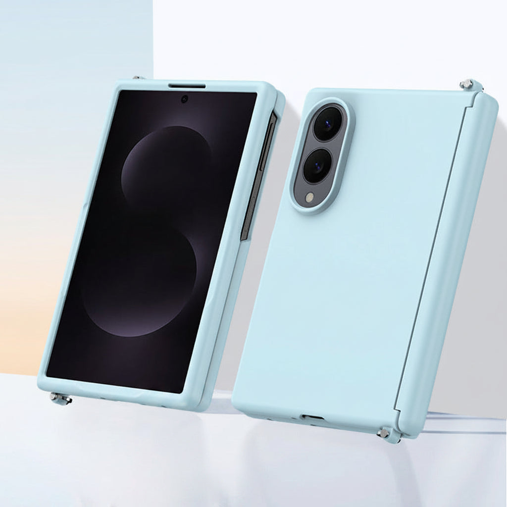 Samsung Fold Mirror Shield Skin-Like Texture Foldable Protective Case (Exclusive)