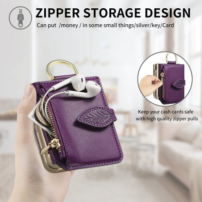 Samsung Flip series Suitable Phone Case, Electroplated Card-Inserting (Exclusive)