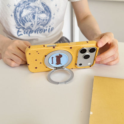Apple iphone Splash-Ink Dachshund Rotating Pivot Case (Exclusive)
