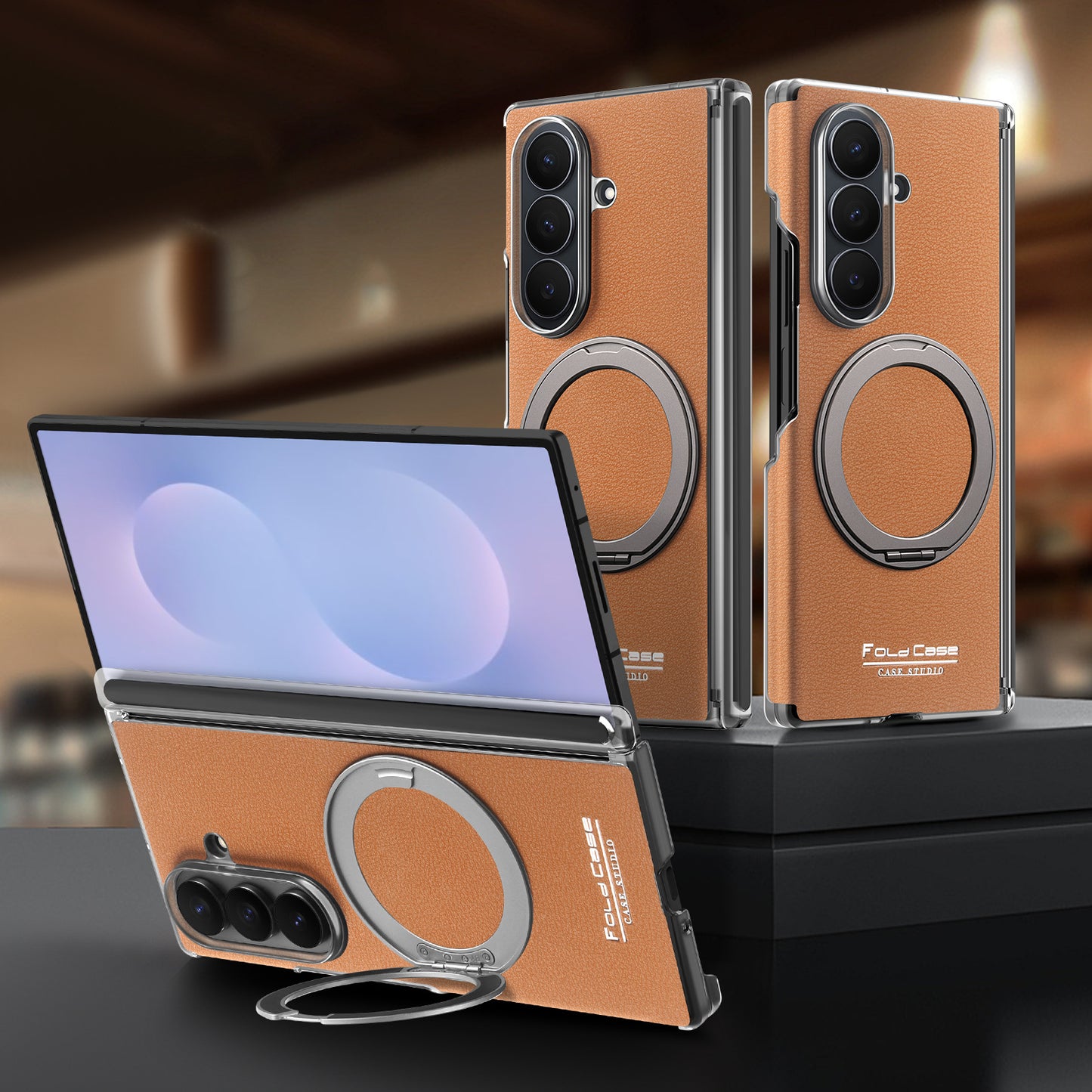 Samsung Fold series Dual-Axis Magsafe Rotating Ring Stand Case (Exclusive)