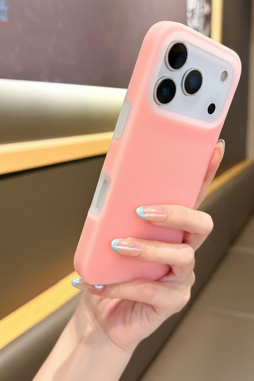 Apple Iphone series Liquid Jelly Magnetic Suction Suitable Pure Color Mobile Phone Case (Exclusive)