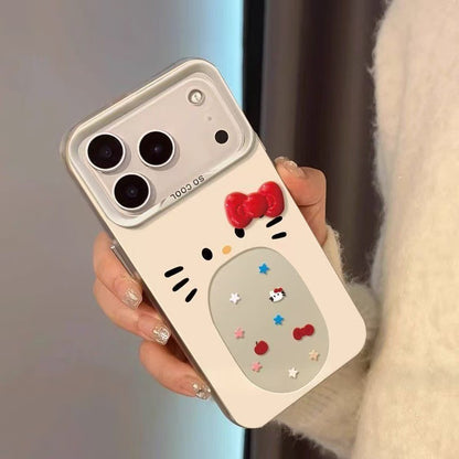 Apple iphone series Big mouth cat head suitable (Exclusive)