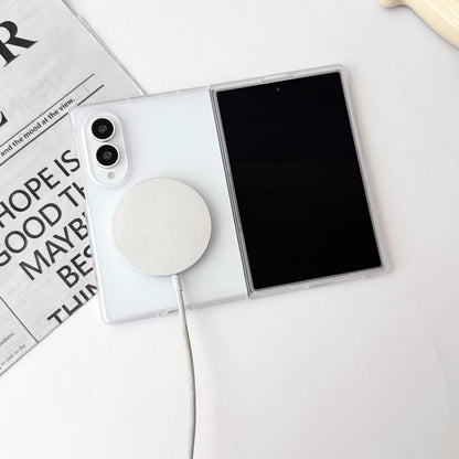 Samsung Fold Wireless Charging Adsorption, Simple, High-End, Fashionable Hard Case (Exclusive)