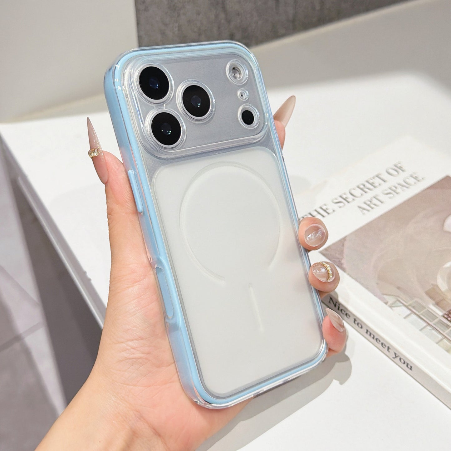 Apple Iphone Suitable Side colored Magsafe case (Exclusive)