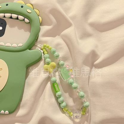 Apple Iphone Green Dinosaur Creative Phone Case (Exclusive)