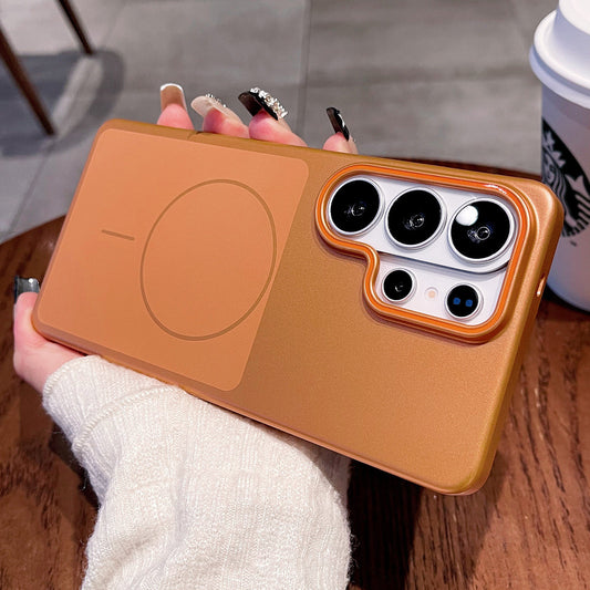 Samsusng Ultra Imitation of Original Magnetic Suction, Skin-Feel Matte Pc Anti-Fall Protective Case (Exclusive)