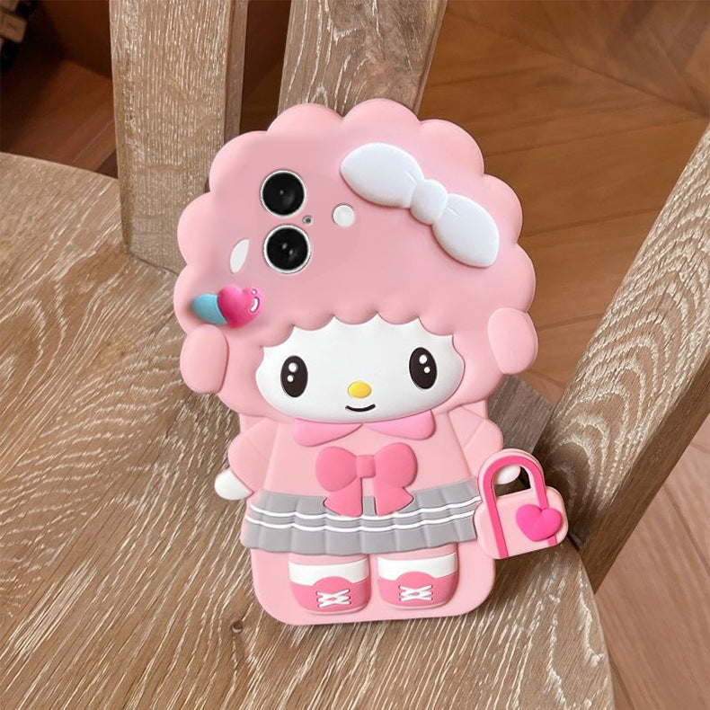 Apple iphone Playful and Fashionable Cartoon Biai Nuo Lamb Case (Exclusive)