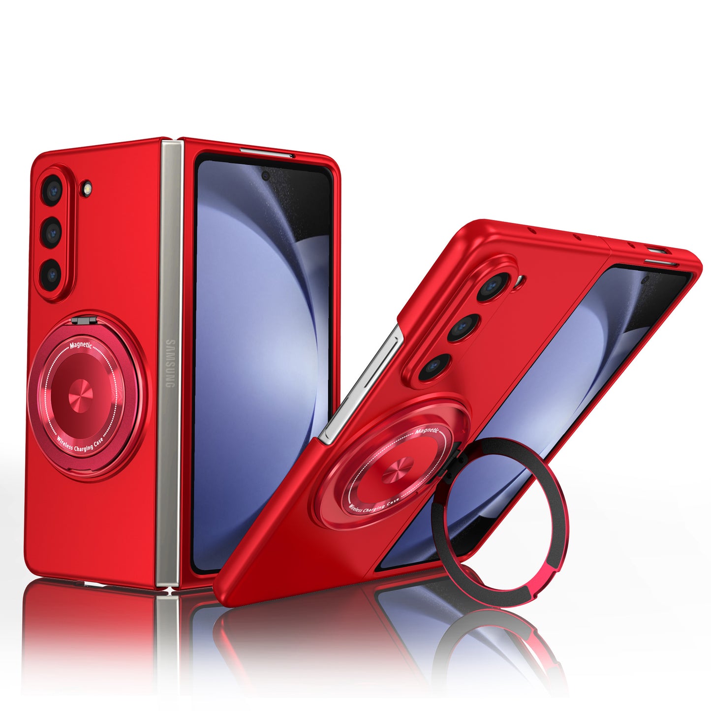 Samsung Fold & Flip Series Suitable Magnetic Rotating Stand Anti-Fall Phone Case (Exclusive)
