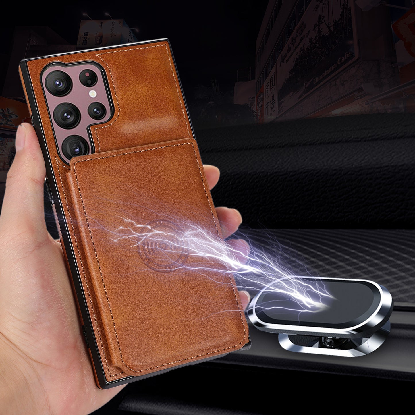 Samsung Ultra Series Magnetic leather Case (Exclusive)