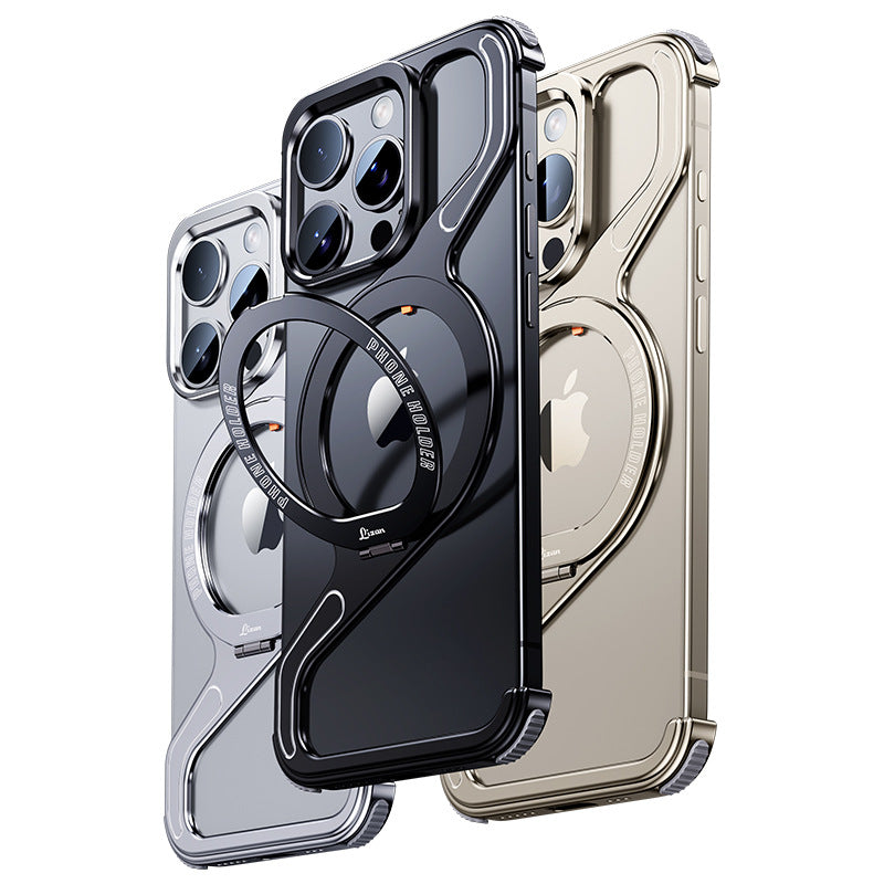 Apple Iphone Snap-On Z Shell Magnetic Stand Case (Exclusive)