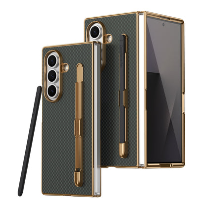 Samsung Z Fold Series Kevlar Pen Slot Case Ultra Thin Case with Pen  (Exclusive)