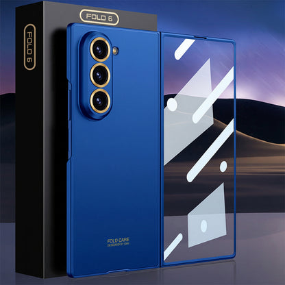 Samsung Fold series Pure Color Silk-Like Ultra-Thin Foldableing Screen Case Film Integrated Protective Cover (Exclusive)