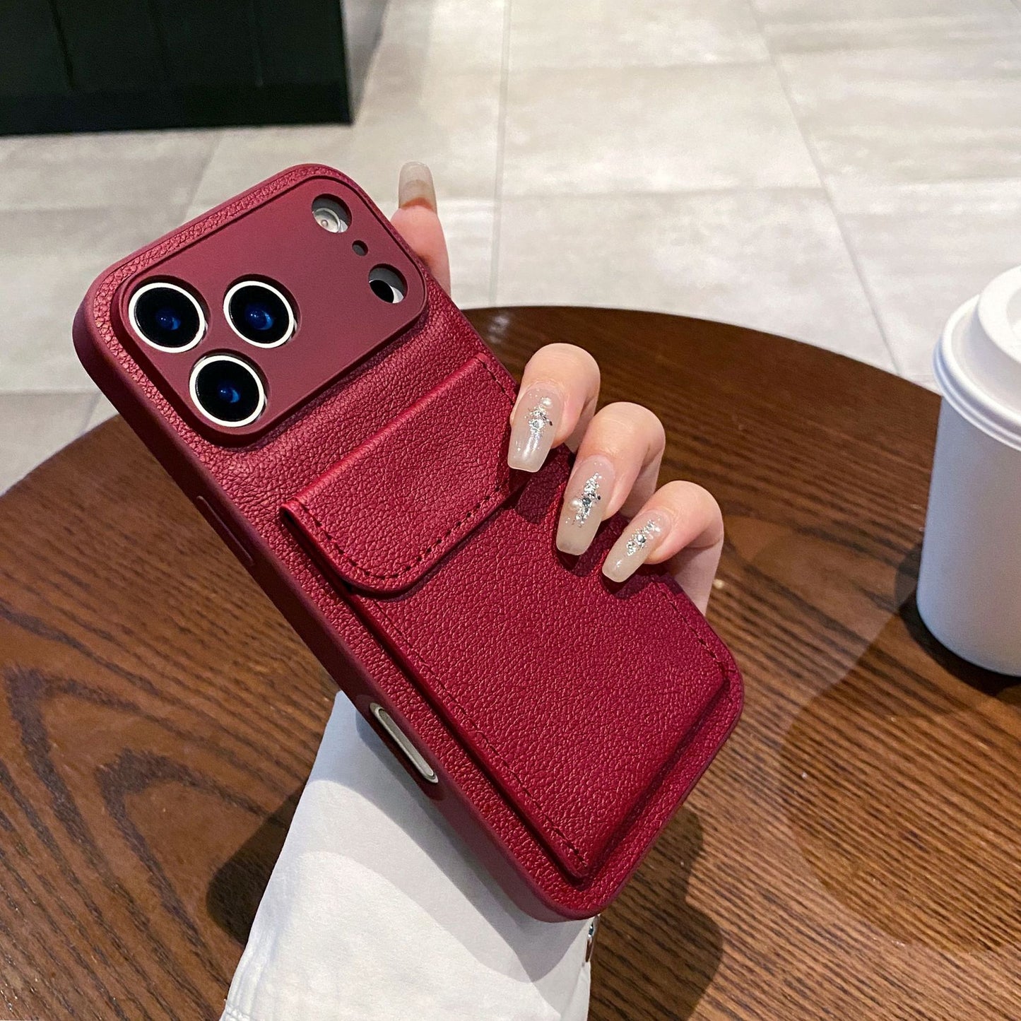 Apple Iphone Card Holder Can Be Used as a Stand Case (Exclusive)