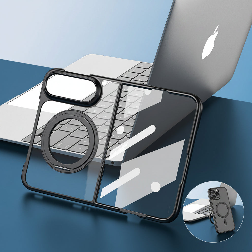 Apple iPhone Ultra Fold Rotating Stand Magnetic Phone Case (Exclusive)