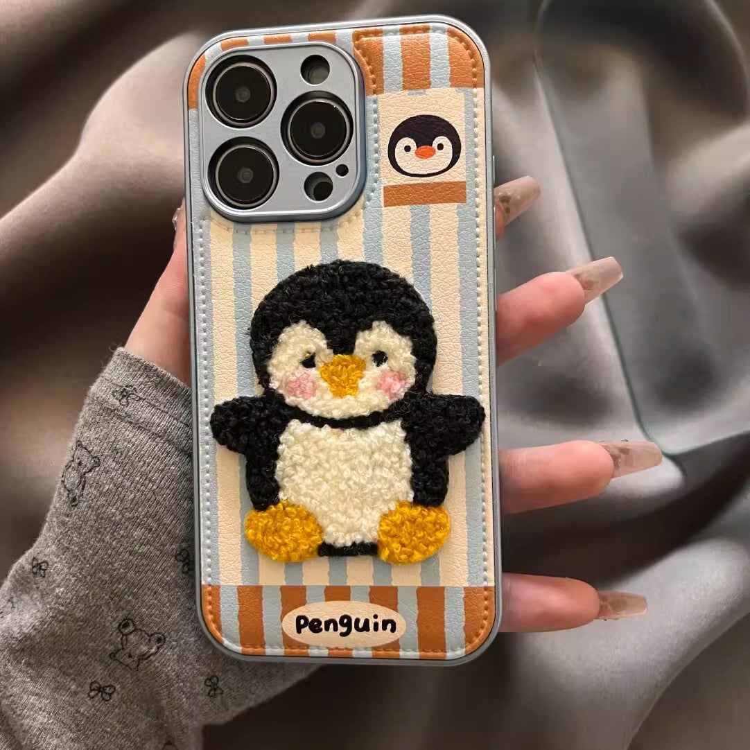 Apple Iphone series Striped Penguin Suitable Case (Exclusive)