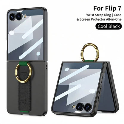 Samsung Flip Series Case Ultra-Thin Ring Wristband Shell Film Integrated (Exclusive)