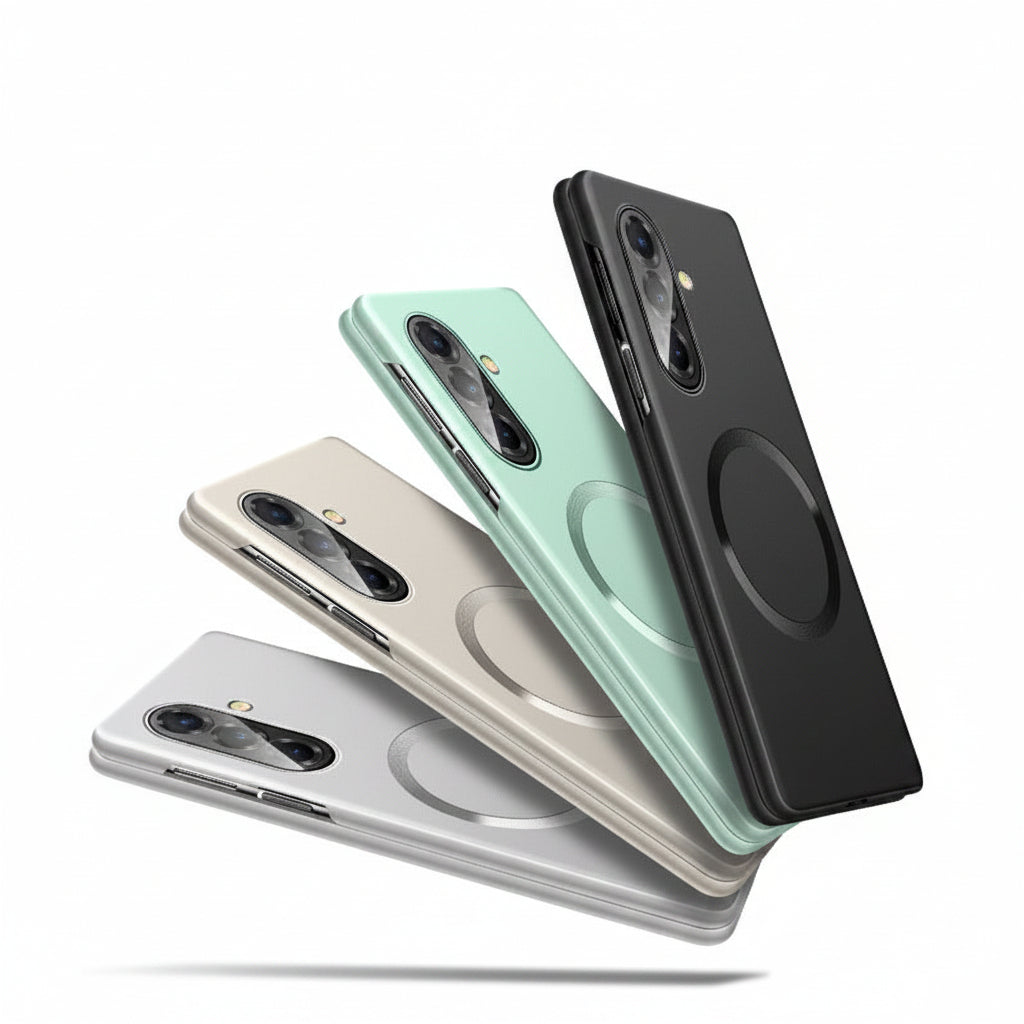 Samsung Z Fold series Foldable Screen  Metal Paint Finish Magnetic W25 Protective Case (Exclusive)
