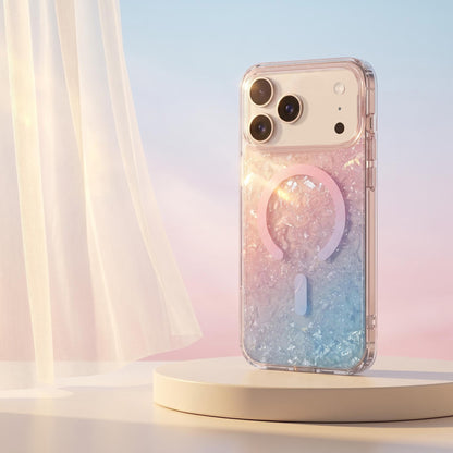 Apple Iphone Dreamy Seashell pattern magnetic phone Case (Exclusive)
