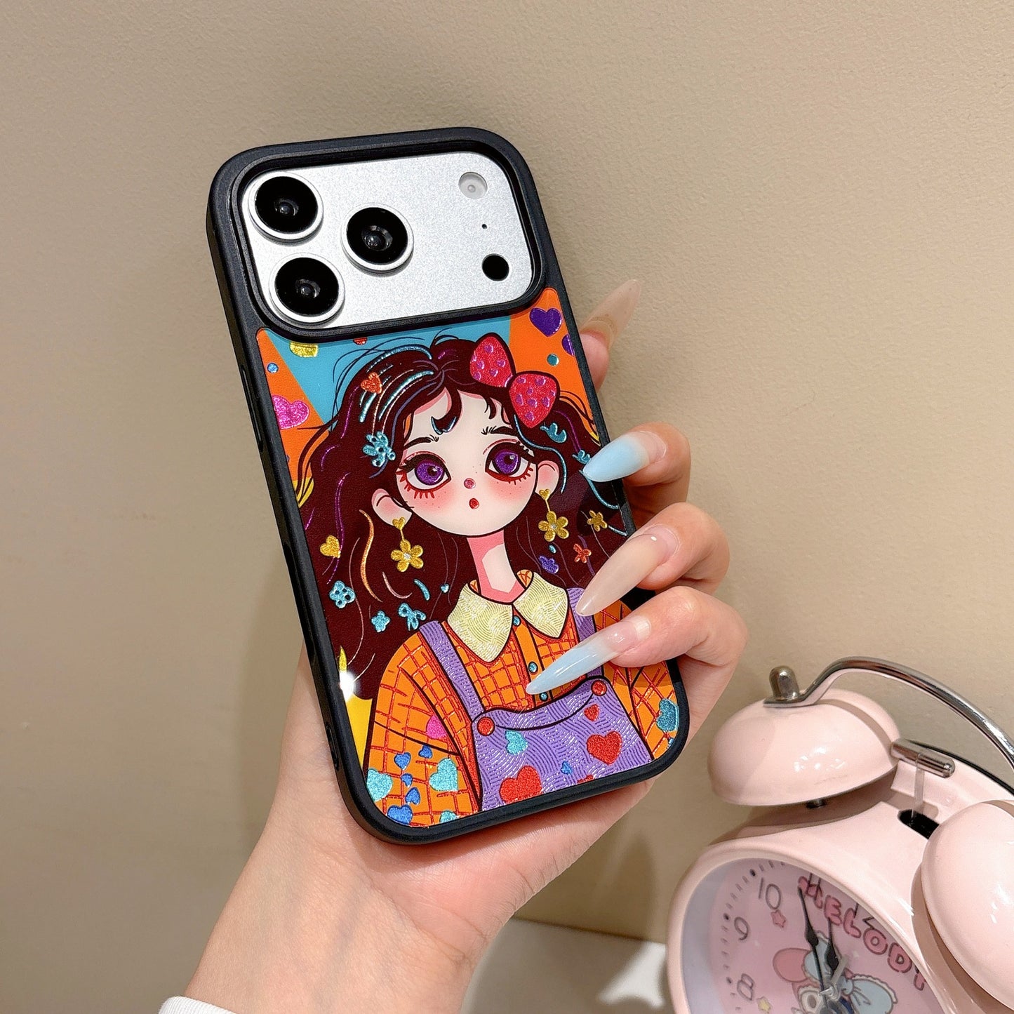 Apple iphone Cute Cartoon Girls' Fashion Creative Phone Case (Exclusive)