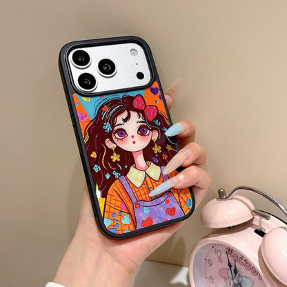Apple iphone Cute Cartoon Girls' Fashion Creative Phone Case (Exclusive)