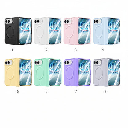 Apple Iphone Ultra Fold wide folding, magnetic vegan leather, front and back protective case, film integrated case (Exclusive)