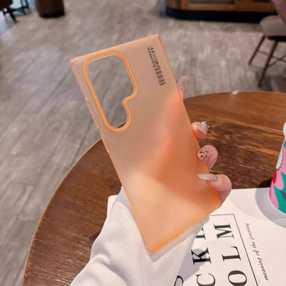 Samsung Ultra Series Soft Yarn Magnetic Absorption Suitable Semi- Trans Case