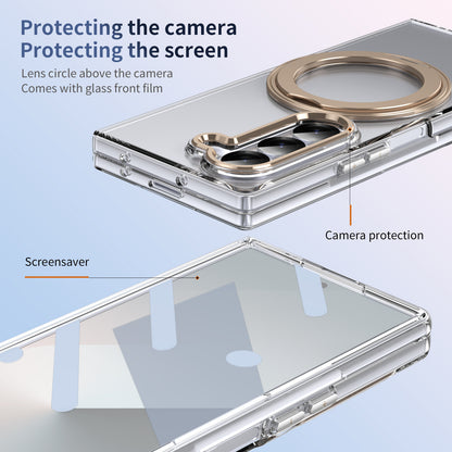 Samsung  Fold series Magnetic Rotating Stand Wireless Charging  Case and Film Integrated Protective Case (Exclusive)
