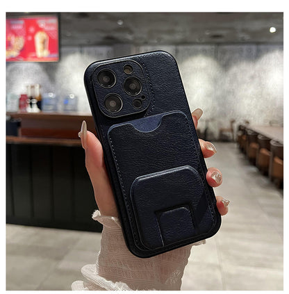 Apple Iphone Fresh Leather Imitation leather case with unique stand Cover (Exclusive)