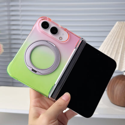 Apple iPhone Ultra fold phone case, gradient magnetic stand case (Exclusive)