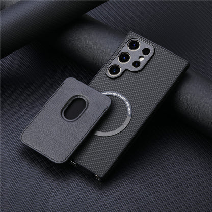 Samsung Galaxy Ultra Series Phone Case with Magnetic 2 in 1 Card Holder Leather Case  (Exclusive)