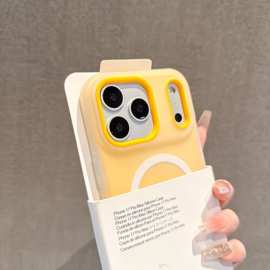 Apple iphone Series Magnetic Frosted  Jelly Two-In-One Anti-Fall Case (Exclusive)