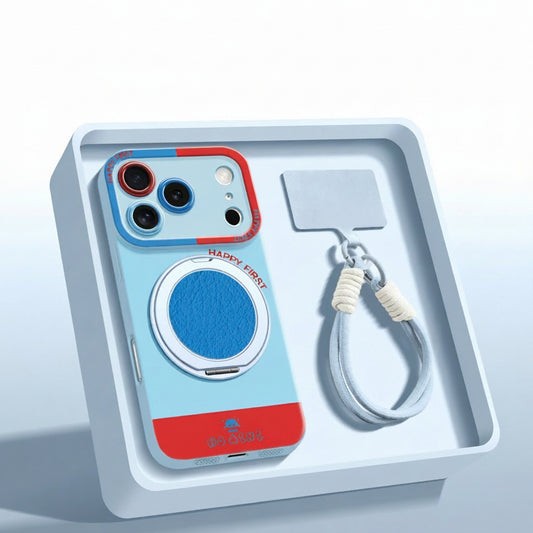 Apple Iphone 360 Rotation Stand Contrasting Color Creative cover ( Exclusive )